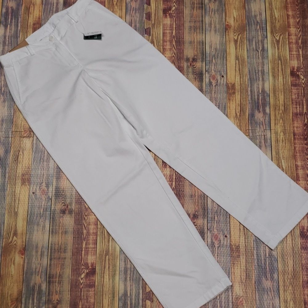 L.L.BEAN WOMENS BAYSIDE CHINOS SIZE 4 MEDIUM TALL